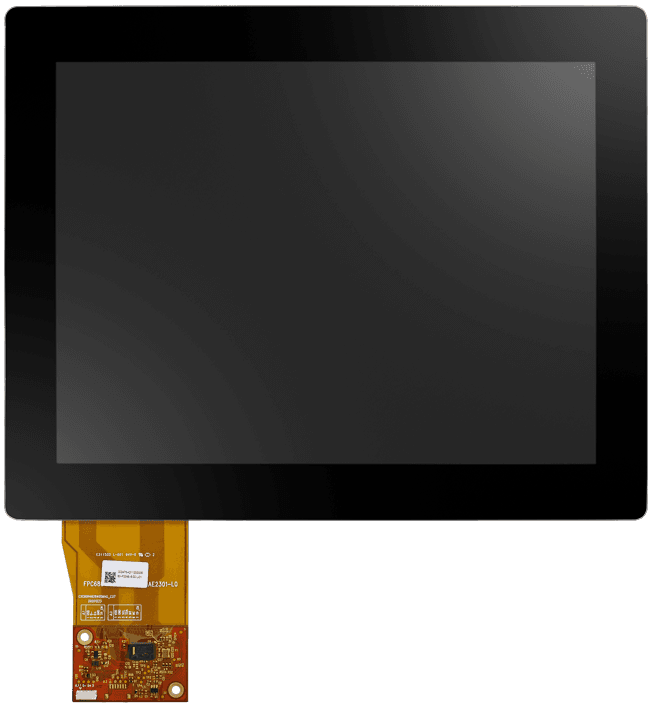 Subconjunto integrado de display LCD e touch screen