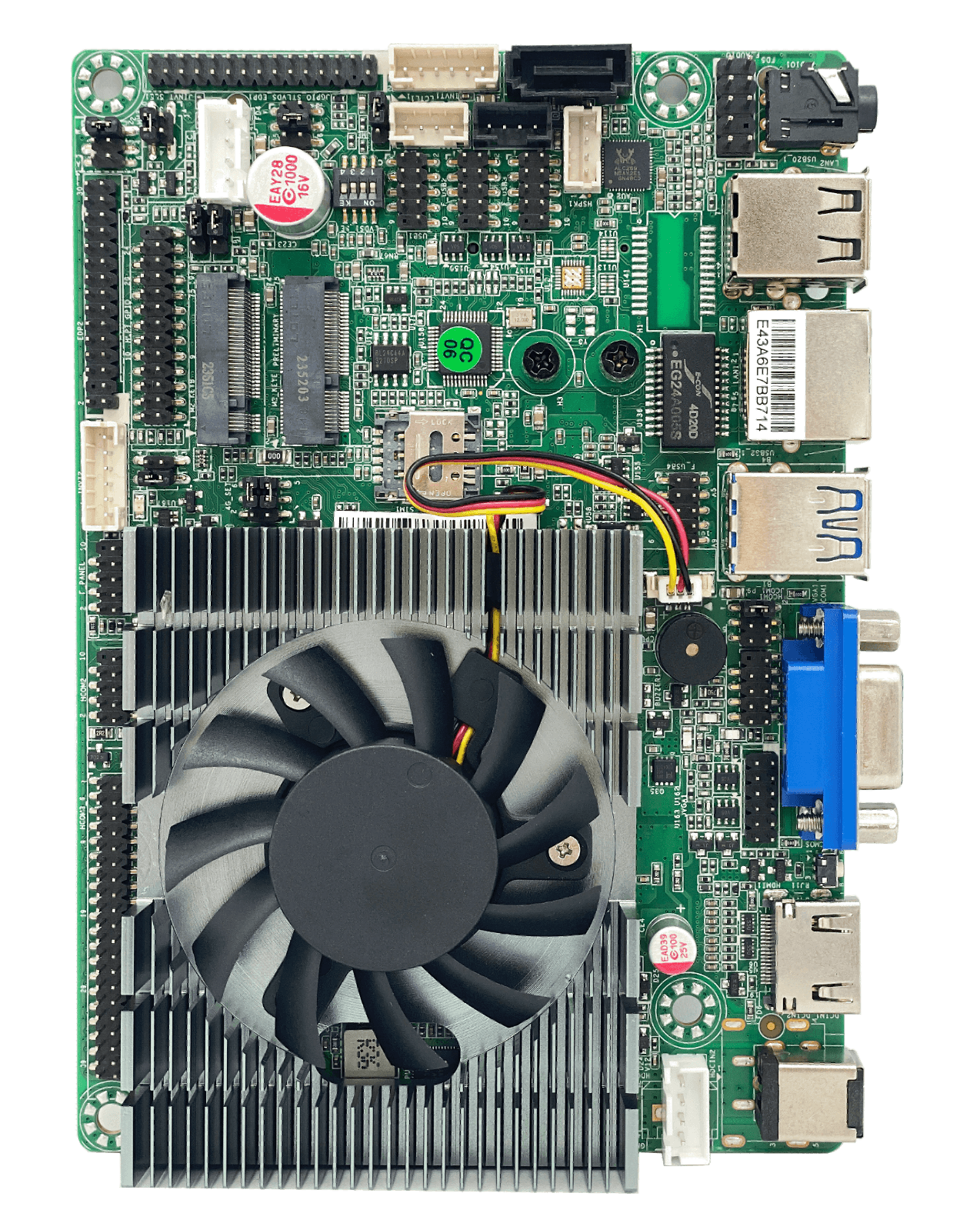 Placa-mãe Intel de 3.5 polegadas para aplicações profissionais
