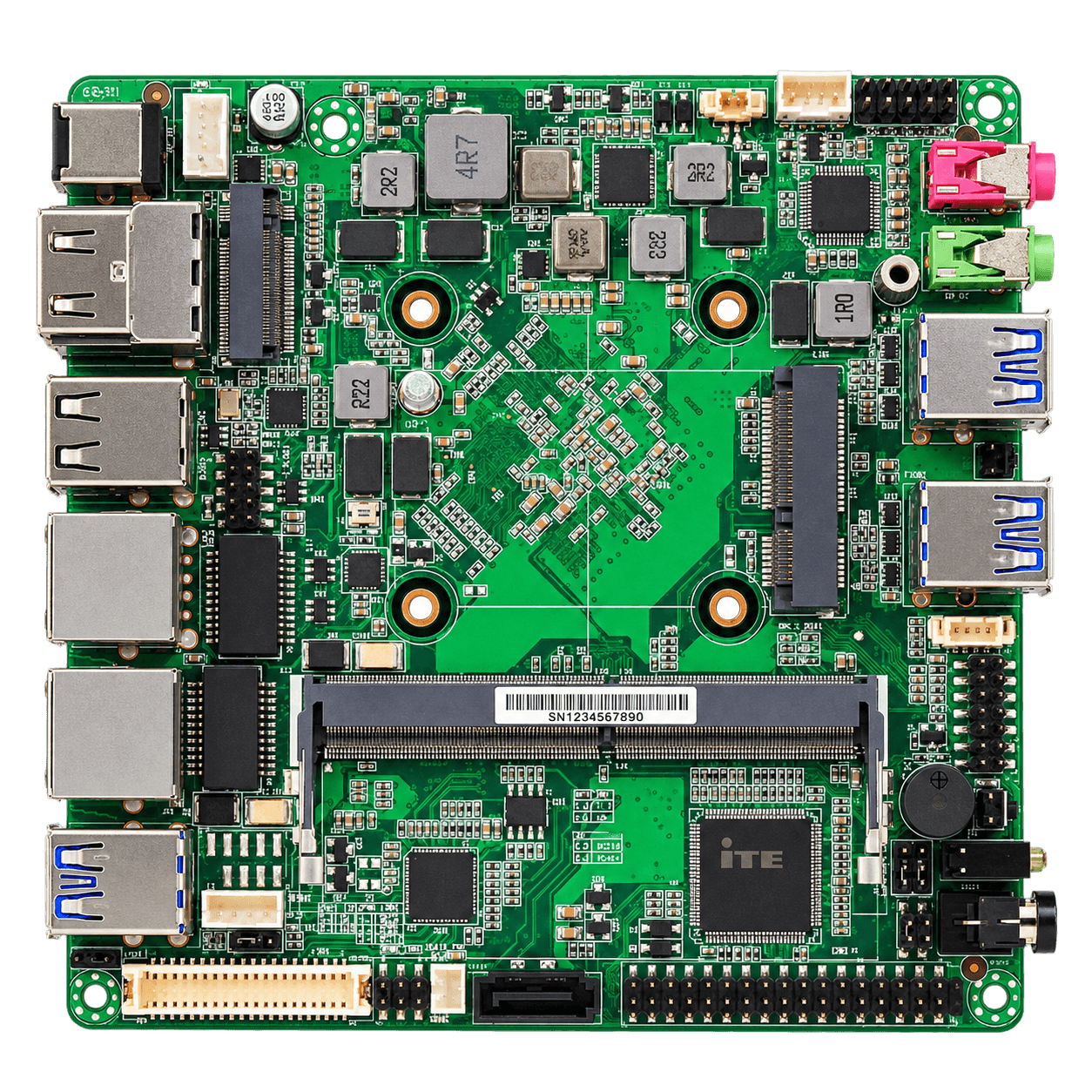 Placa-mãe Intel Nano-ITX para aplicações profissionais